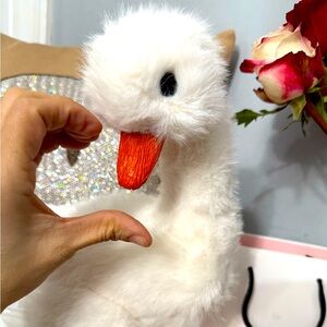 Duck ornament with feathers beautiful